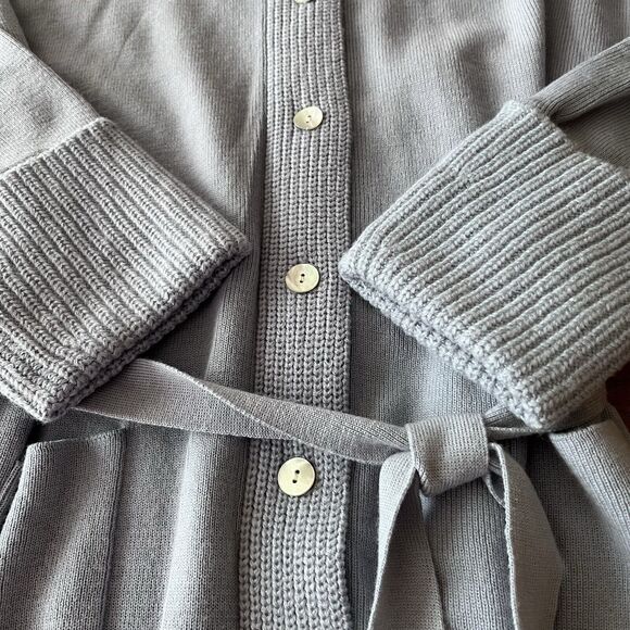 Clifford & Wills Cardigan Sweater Long Belted Button Down Womens Size Small NEW - Picture 4 of 13